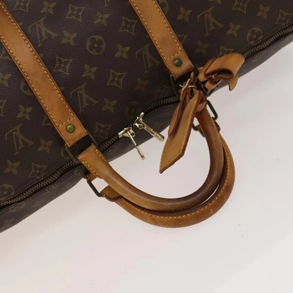 LOUIS VUITTON Monogram Keepall 50 Boston Bag LV Auth - Picture 8 of 16